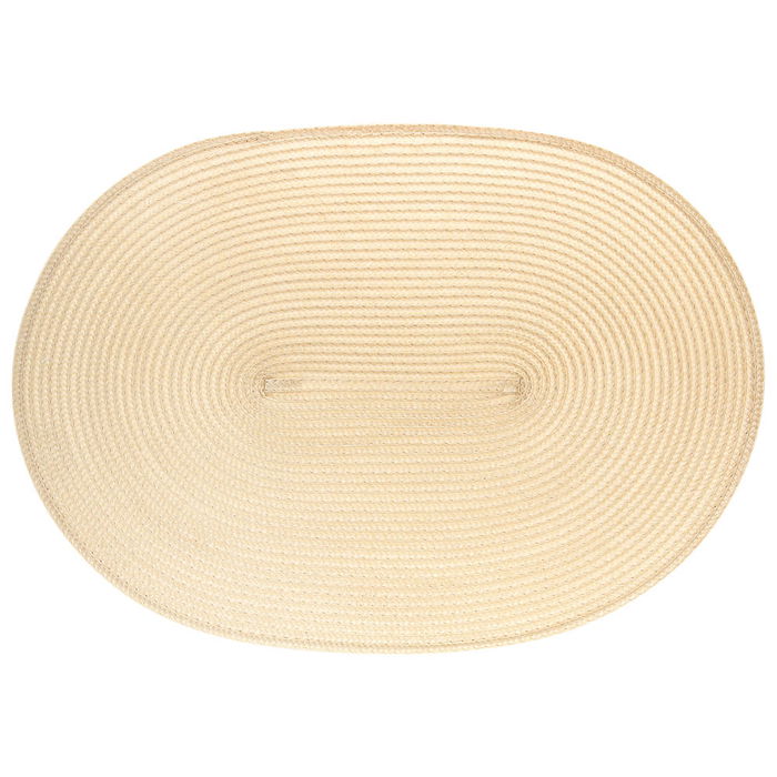 Continenta Individual Beige Ovalado Trenzado Sintético 45x31 cm (24 Unidades) Lavable Apto Lavavajillas Continenta Individual Beige Ovalado Trenzado Sintético 45x31 cm (24 Unidades) Lavable Apto Lavavajillas